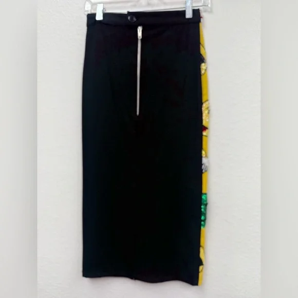 Discount Universe Smiley Face Emogical MIDI Skirt - Picture 4 of 5
